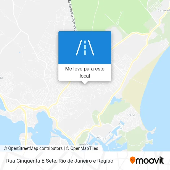 Rua Cinquenta E Sete mapa