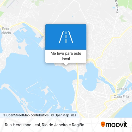 Rua Herculano Leal mapa