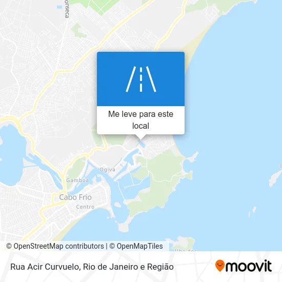 Rua Acir Curvuelo mapa