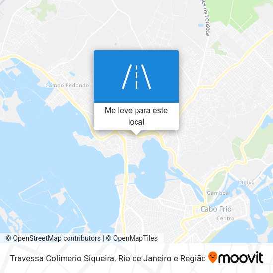 Travessa Colimerio Siqueira mapa