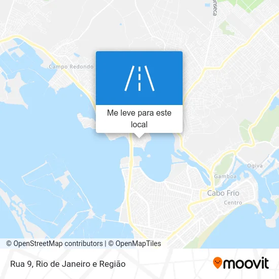 Rua 9 mapa