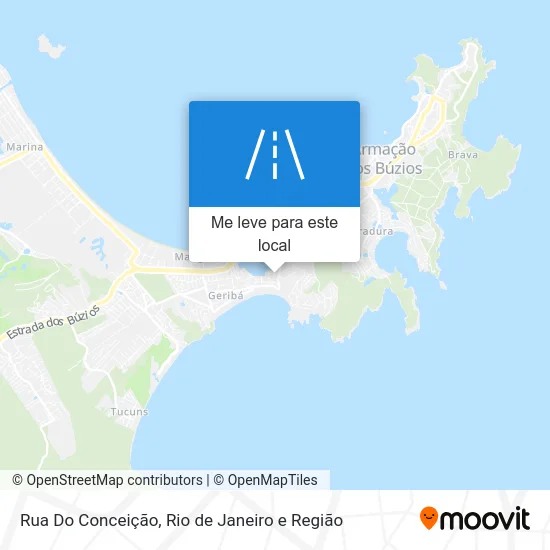 Rua Do Conceição mapa