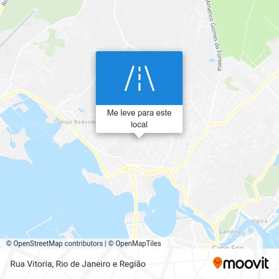 Rua Vitoria mapa