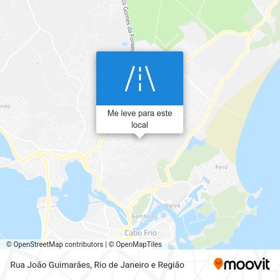 Rua João Guimarães mapa