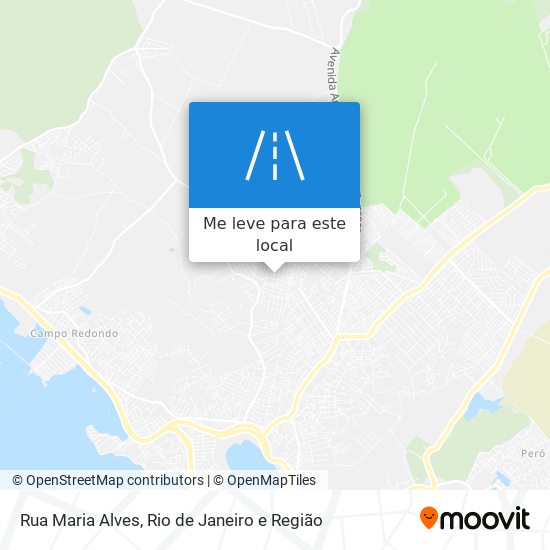 Rua Maria Alves mapa