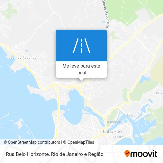 Rua Belo Horizonte mapa