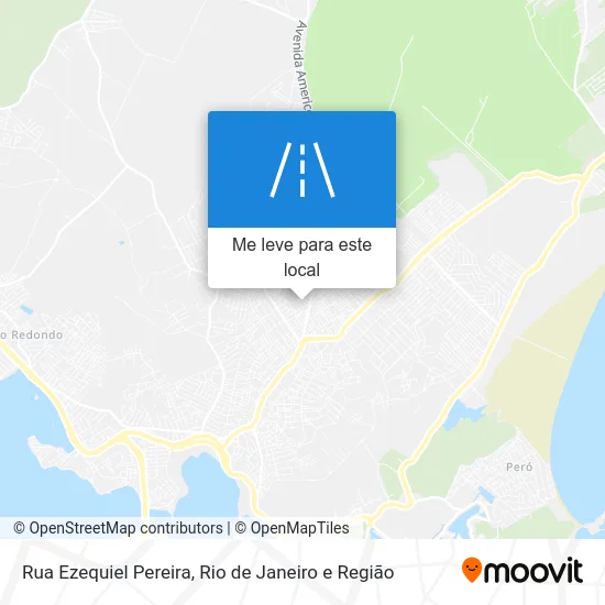 Rua Ezequiel Pereira mapa