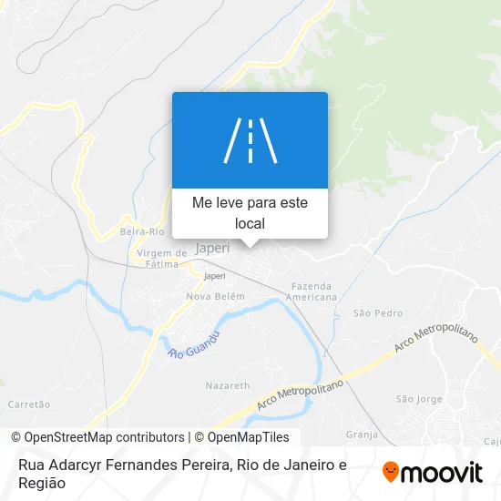 Rua Adarcyr Fernandes Pereira mapa