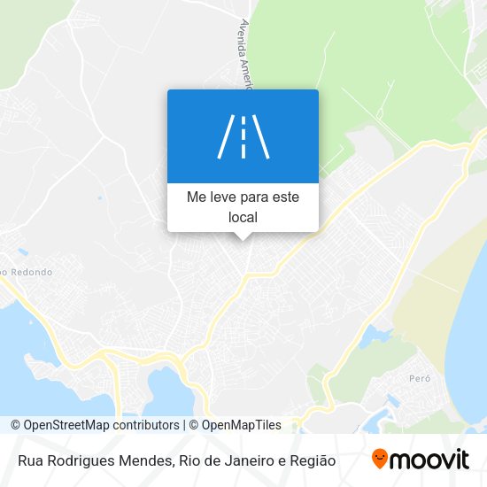 Rua Rodrigues Mendes mapa