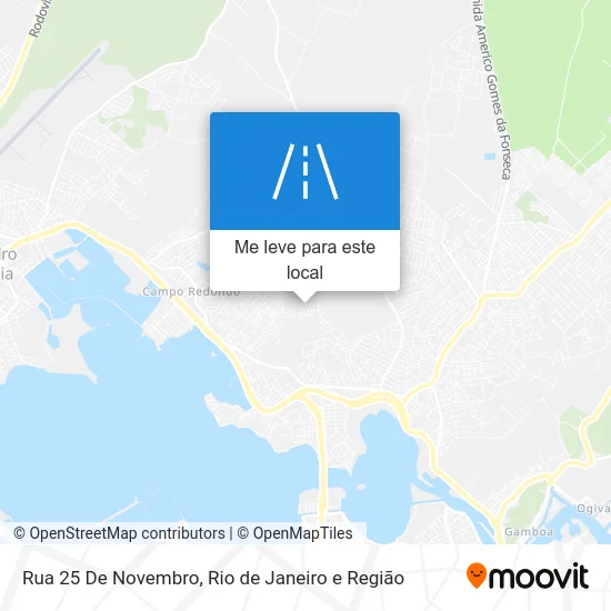 Rua 25 De Novembro mapa