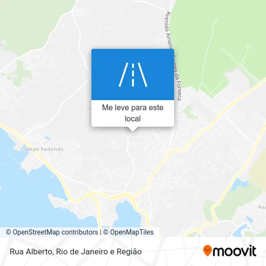 Rua Alberto mapa
