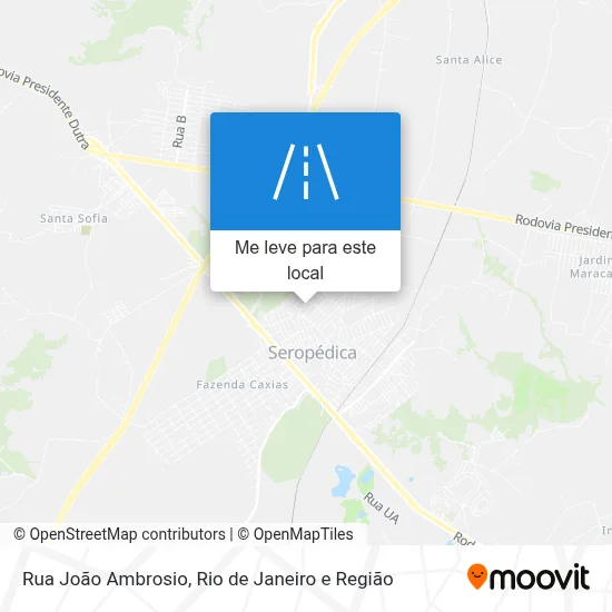 Rua João Ambrosio mapa