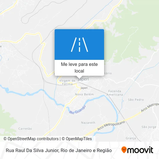 Rua Raul Da Silva Junior mapa
