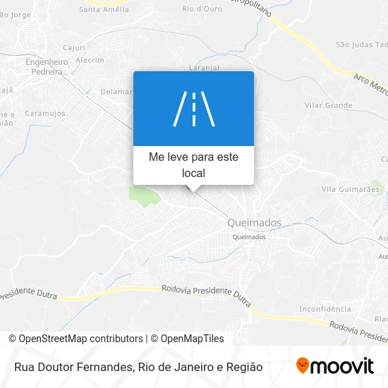 Rua Doutor Fernandes mapa