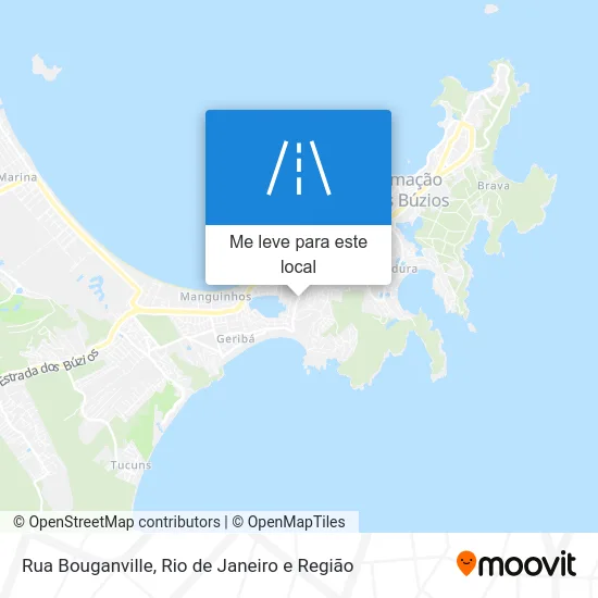 Rua Bouganville mapa