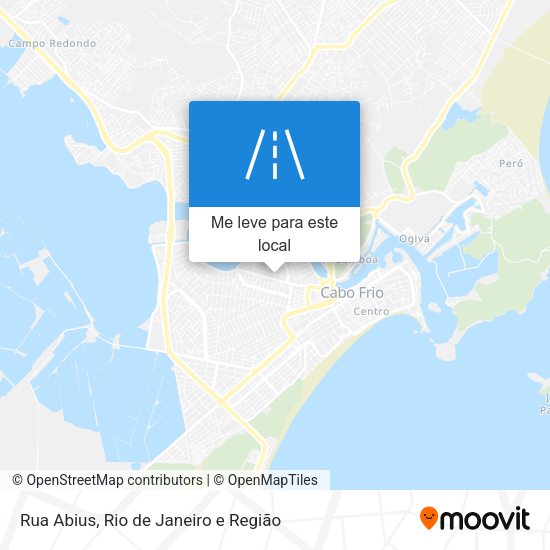Rua Abius mapa