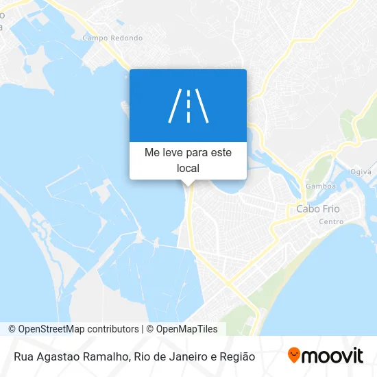 Rua Agastao Ramalho mapa