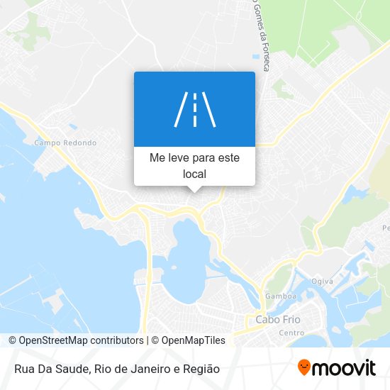 Rua Da Saude mapa