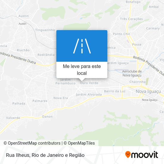 Rua Ilheus mapa