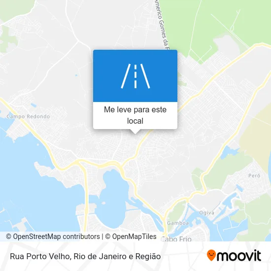 Rua Porto Velho mapa
