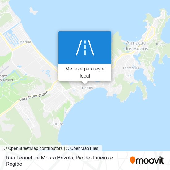 Rua Leonel De Moura Brizola mapa