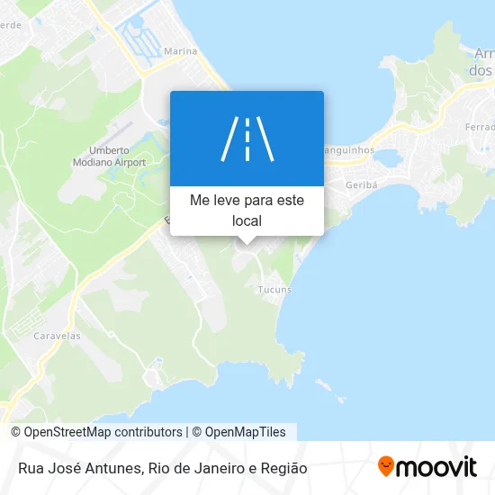 Rua José Antunes mapa