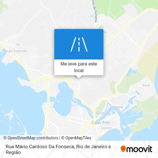 Rua Mário Cardoso Da Fonseca mapa