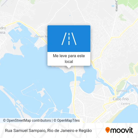 Rua Samuel Sampaio mapa