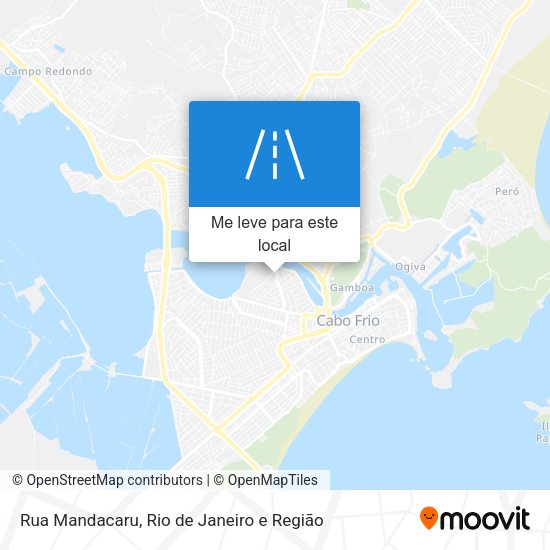 Rua Mandacaru mapa