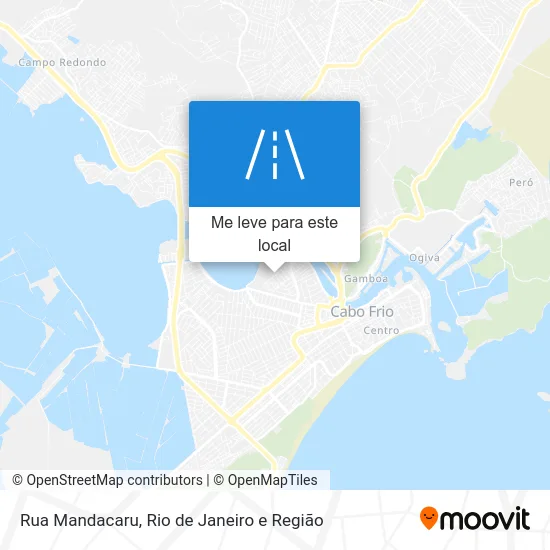 Rua Mandacaru mapa