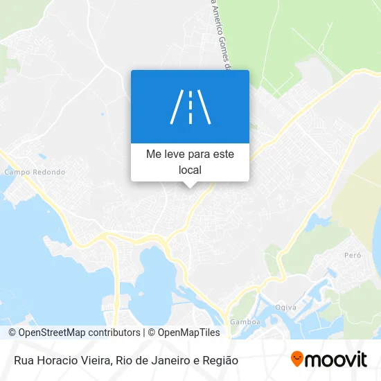 Rua Horacio Vieira mapa