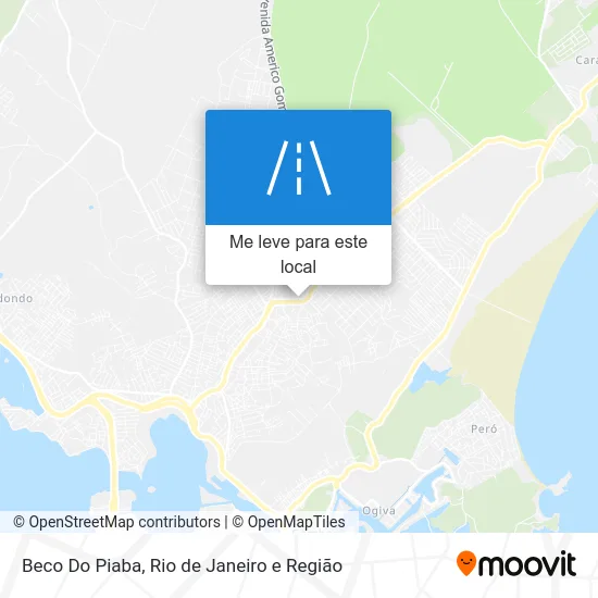 Beco Do Piaba mapa