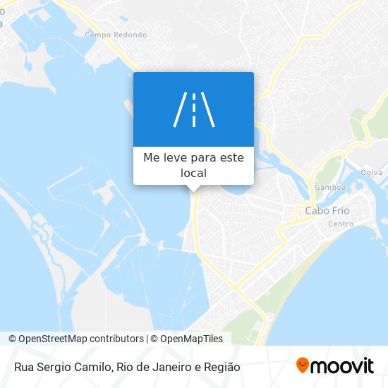 Rua Sergio Camilo mapa