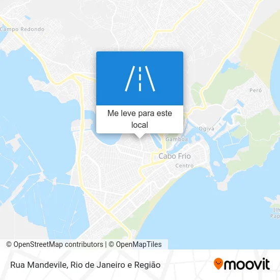 Rua Mandevile mapa