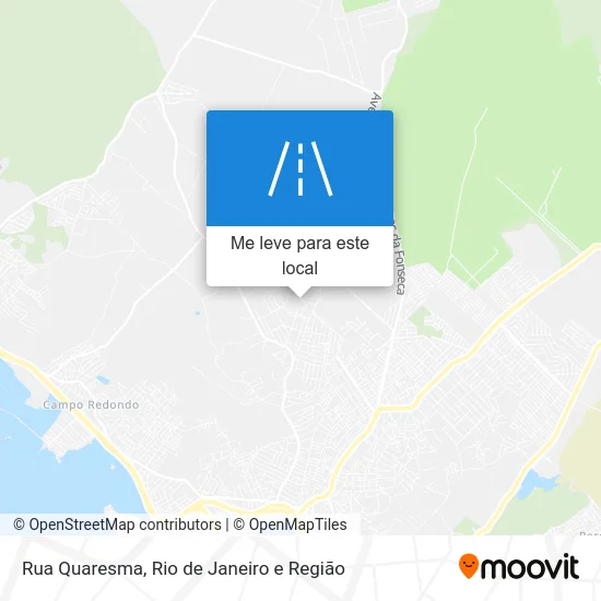 Rua Quaresma mapa