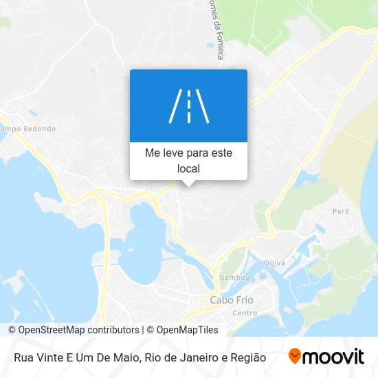 Rua Vinte E Um De Maio mapa