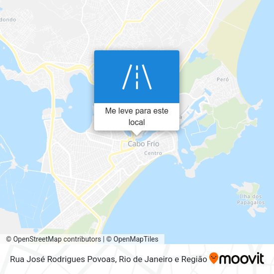 Rua José Rodrigues Povoas mapa