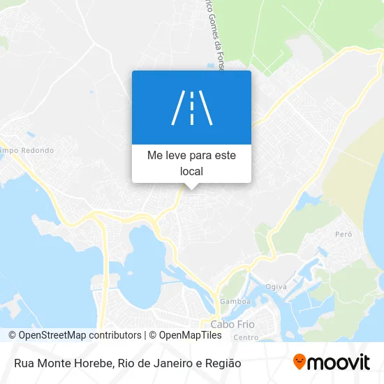 Rua Monte Horebe mapa
