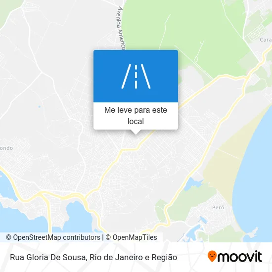 Rua Gloria De Sousa mapa