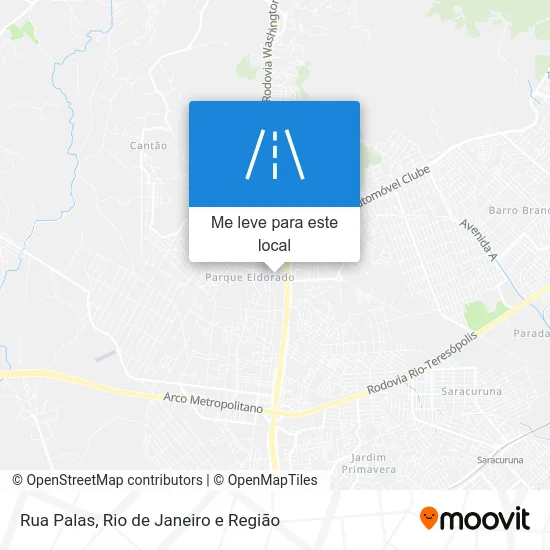 Rua Palas mapa