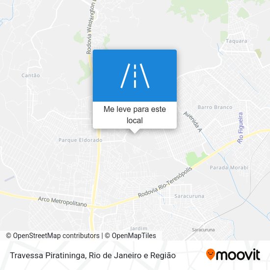 Travessa Piratininga mapa