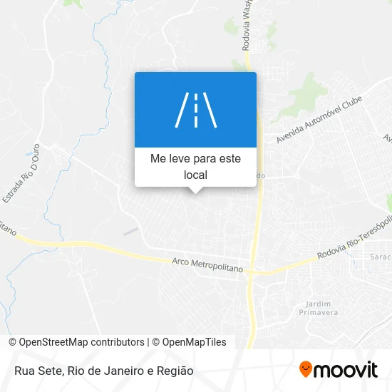 Rua Sete mapa