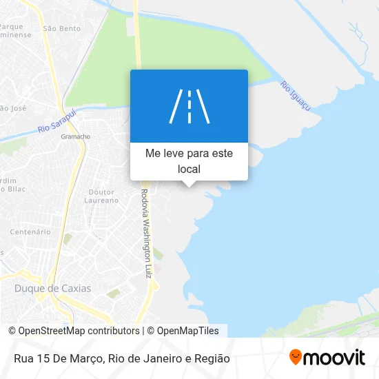 Rua 15 De Março mapa