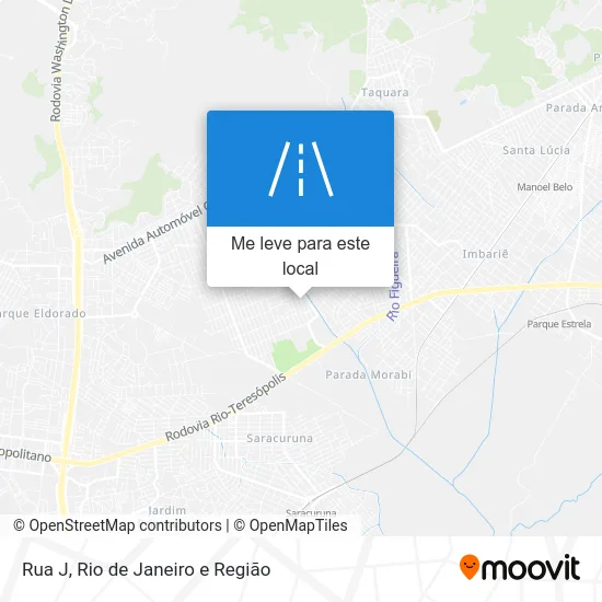 Rua J mapa