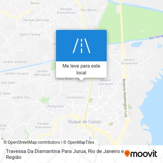 Travessa Da Diamantina Para Jurua mapa