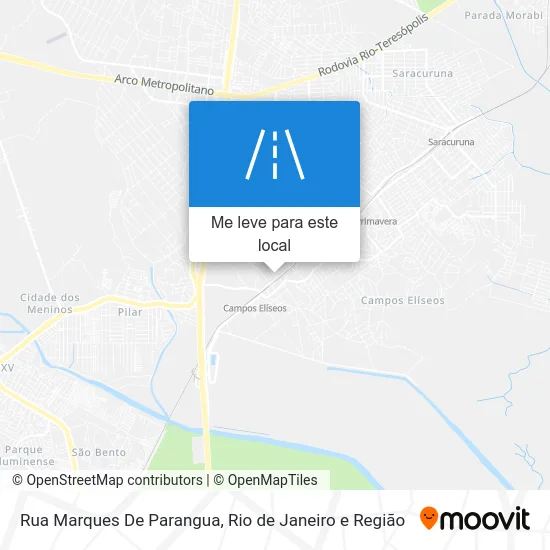 Rua Marques De Parangua mapa