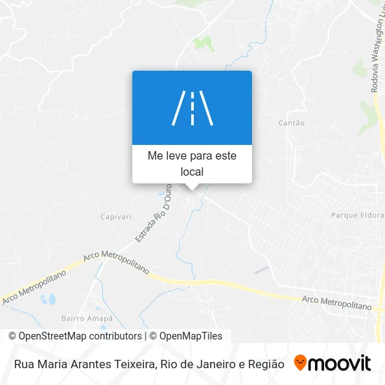 Rua Maria Arantes Teixeira mapa