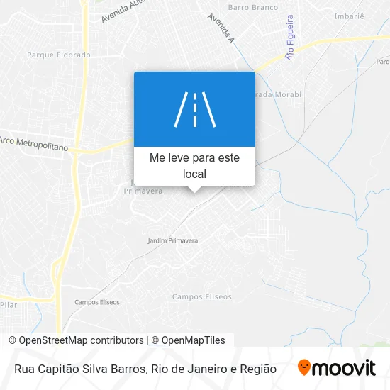 Rua Capitão Silva Barros mapa