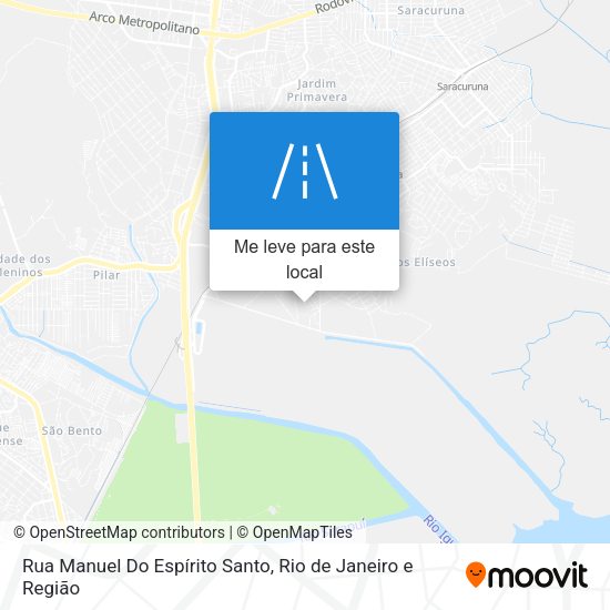 Rua Manuel Do Espírito Santo mapa