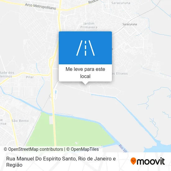 Rua Manuel Do Espírito Santo mapa